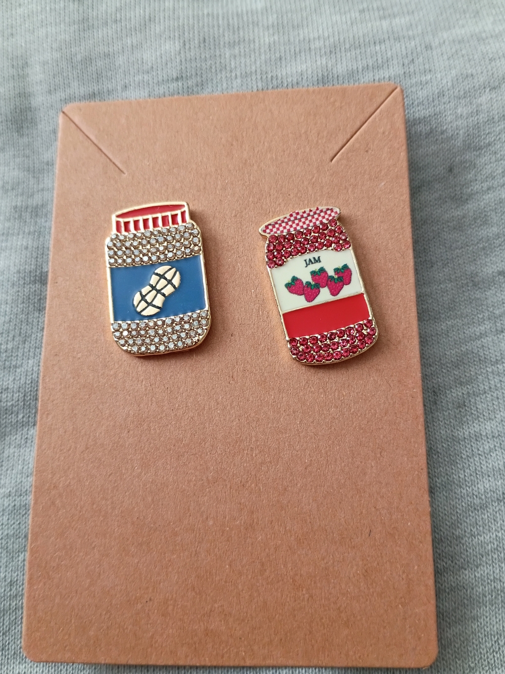 Sugarfix by Baublebar Peanut Butter and Jam Earrings Mismatched Studs.